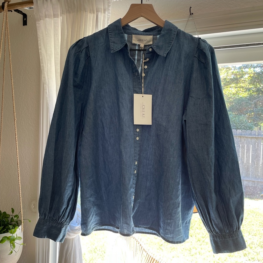 THE GREAT. The Scholar Button Up NWT Size 1